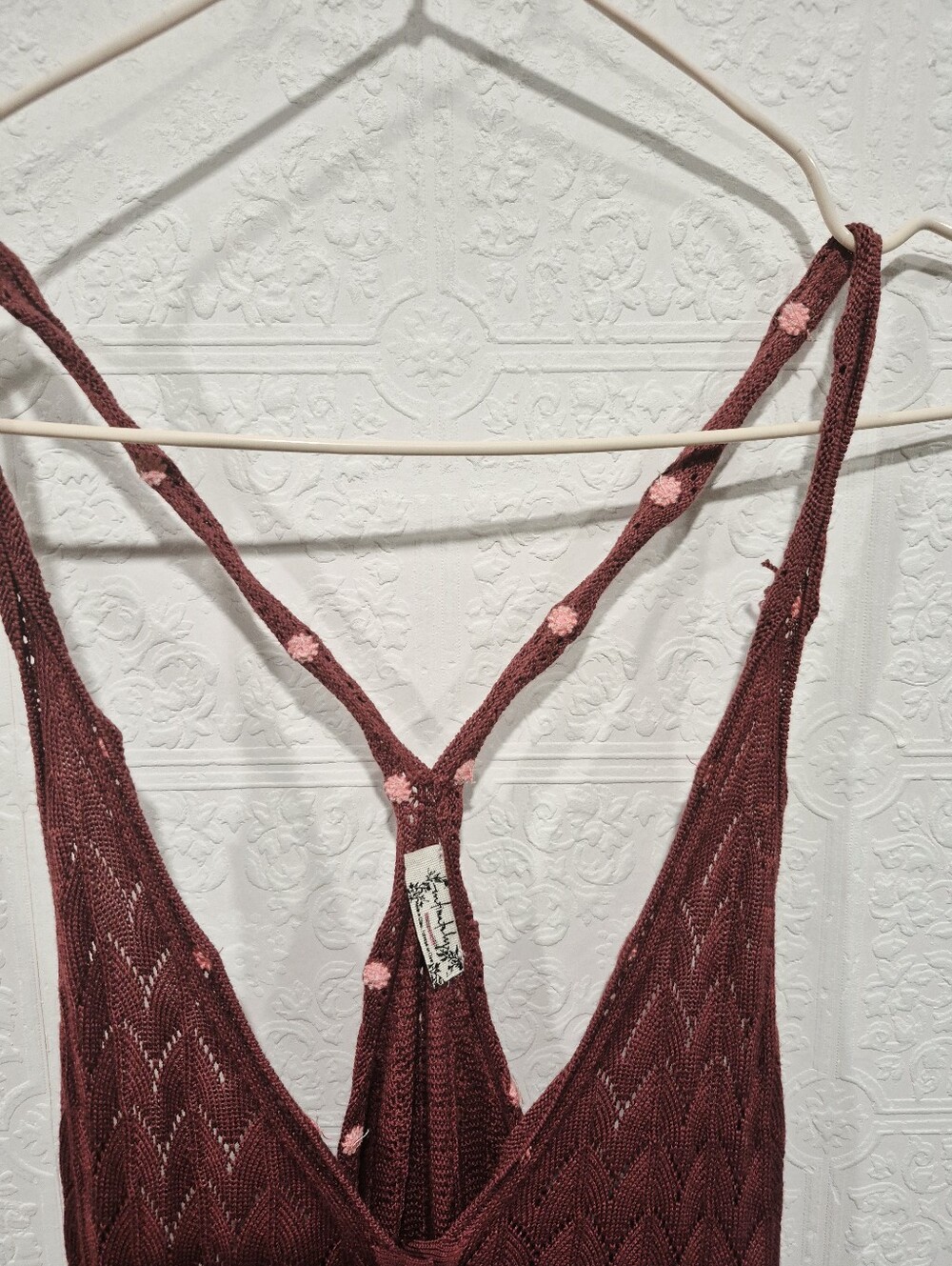 Free People Intimately Lazy Daisy Crochet Chemise Midi Dress - Picture 4 of 12
